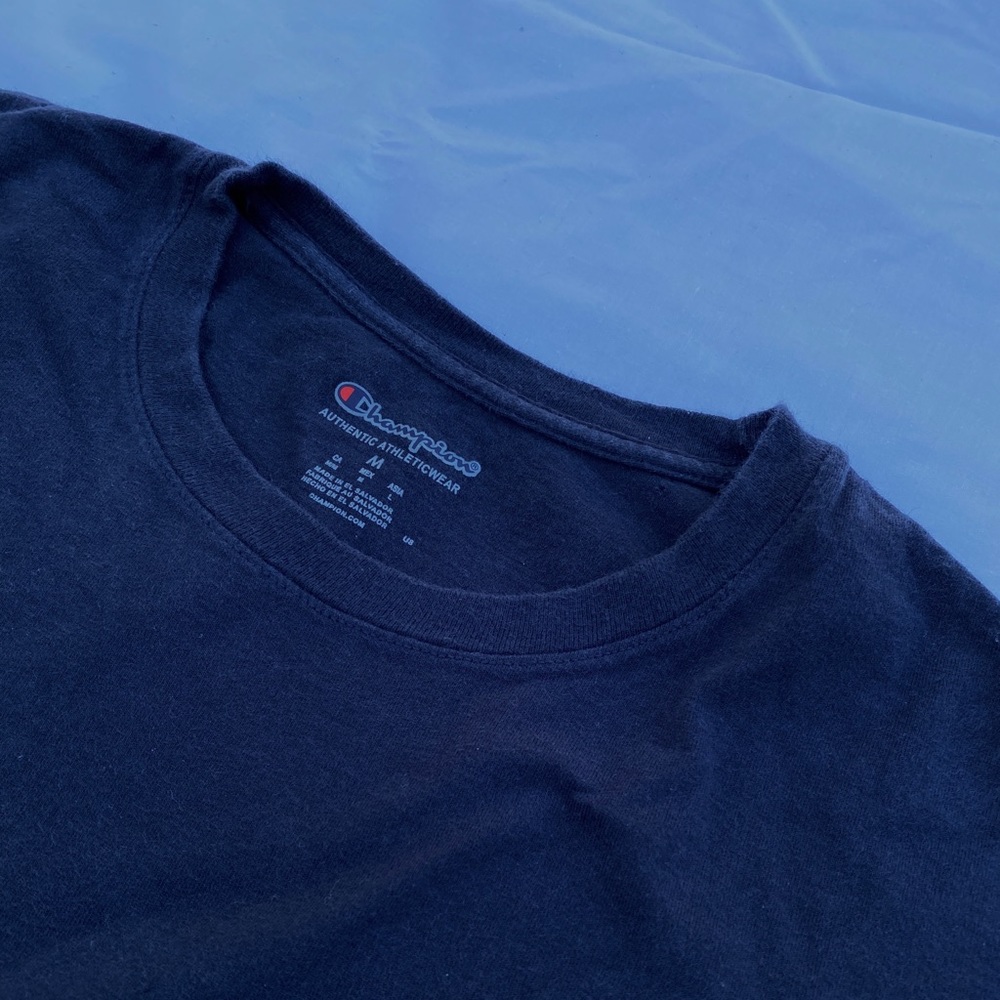 Navy blue champion tee